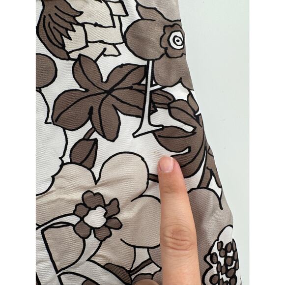Amiri Shitake Flower Print Men's Bermuda Silk Shorts Size Small NWT - Picture 7 of 9